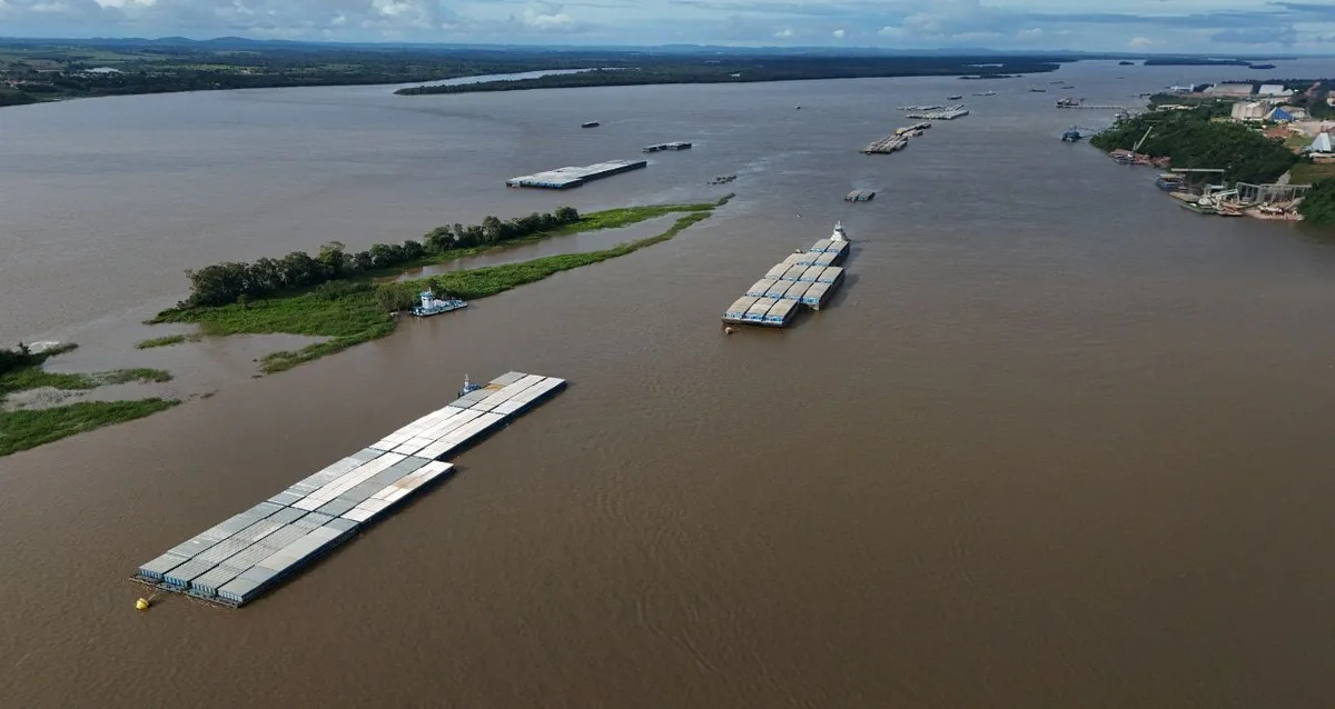 Sem dragagem e com El Niño, crescem riscos para transporte de grãos no Tapajós
