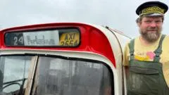 Is it a bus? Is it a boat? The former Citybus taking to the water