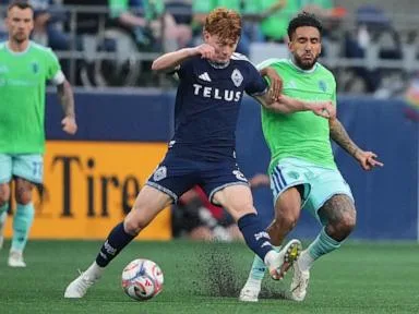 Whitecaps deal Sounders club-record seventh straight MLS defeat with 2-0 victory