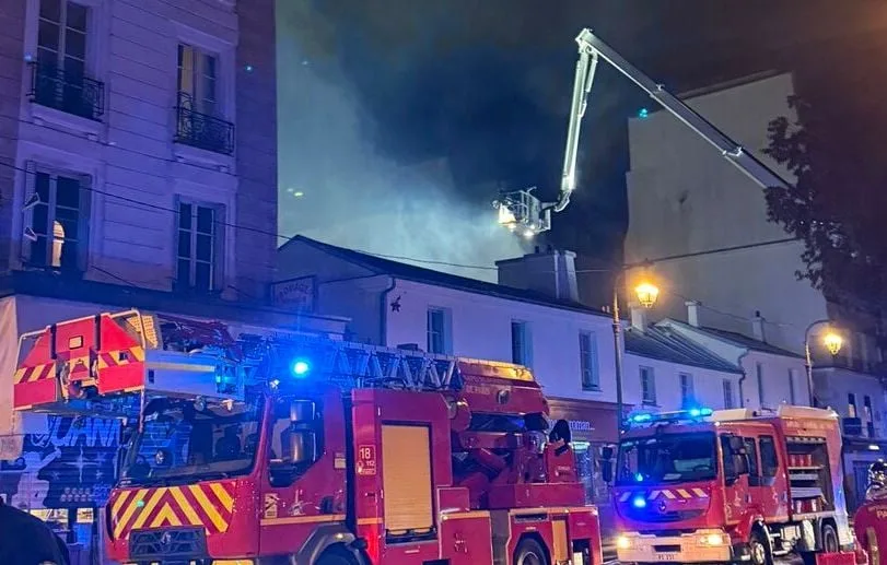 Paris : Un incendie ravage un marché couvert du 3e arrondissement