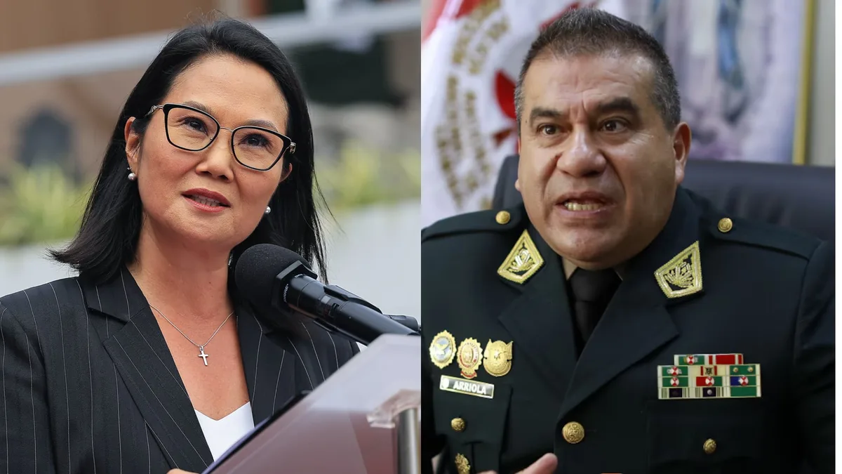 Keiko Fujimori no descarta darle un cargo a Óscar Arriola tras su renuncia a la comandancia de la PNP: “Es un hombre muy institucional”