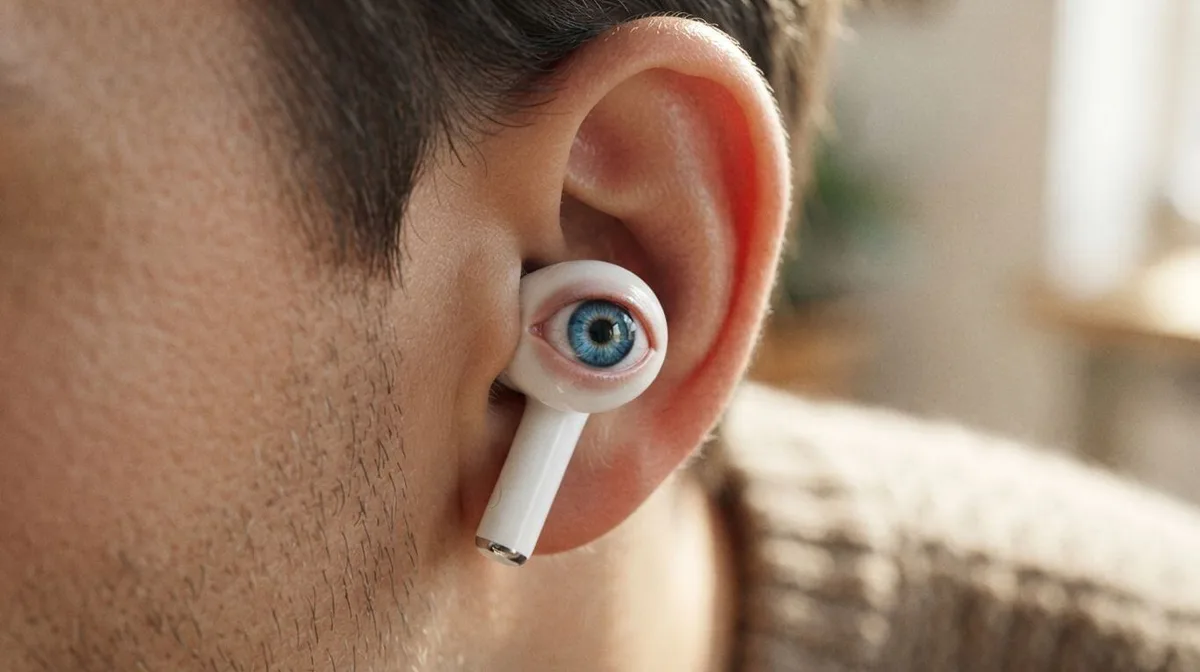 Ojos en las orejas: así serán los auriculares de Apple con cámara