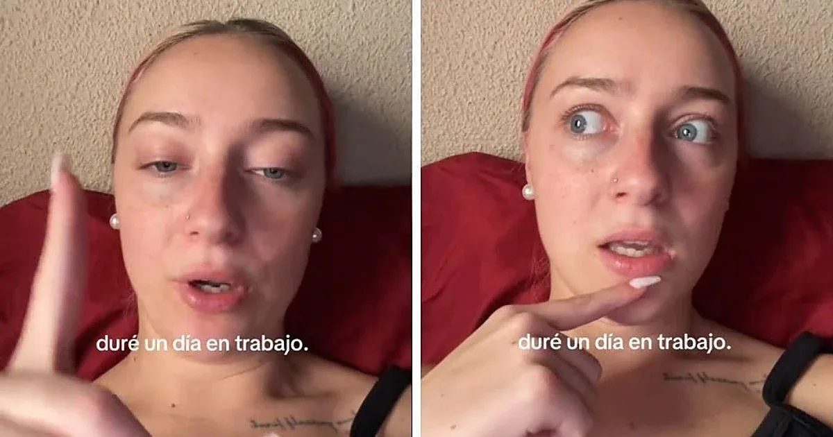 Paula, 23 años: "He durado un día en el trabajo. No voy a quedarme en un sitio donde no me gusta ni amargarme"