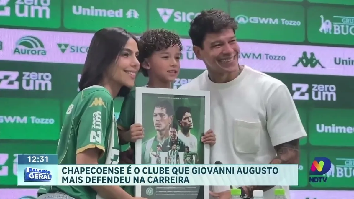 Giovanni Augusto atinge 100 jogos e faz história na Chapecoense