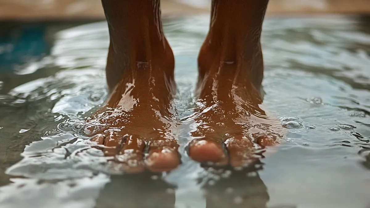 Remojar los pies en agua tibia con sal y vinagre todas las noches: esto es lo que le ocurre al cuerpo a los 10 minutos