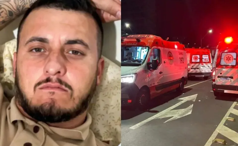 Motociclista de 32 anos morre após bater em carro e ser arremessado contra poste em Ponta Grossa