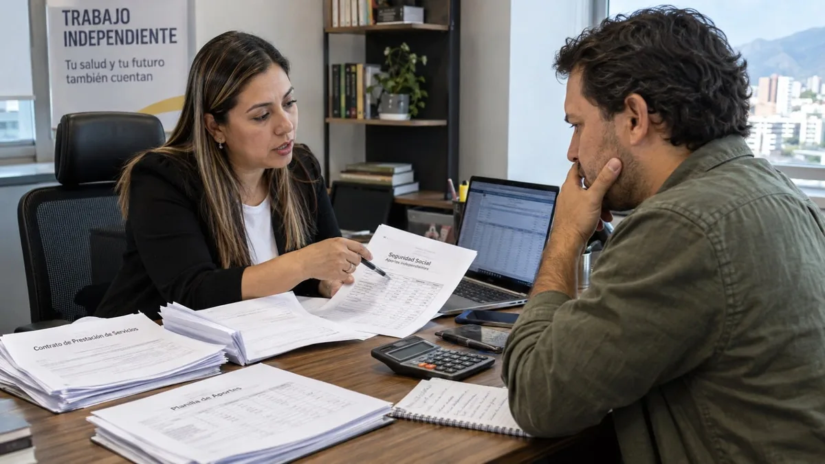 Pagos de aportes a seguridad social de trabajadores independientes con varios contratos cambiarán desde abril de 2027: esto explica un experto
