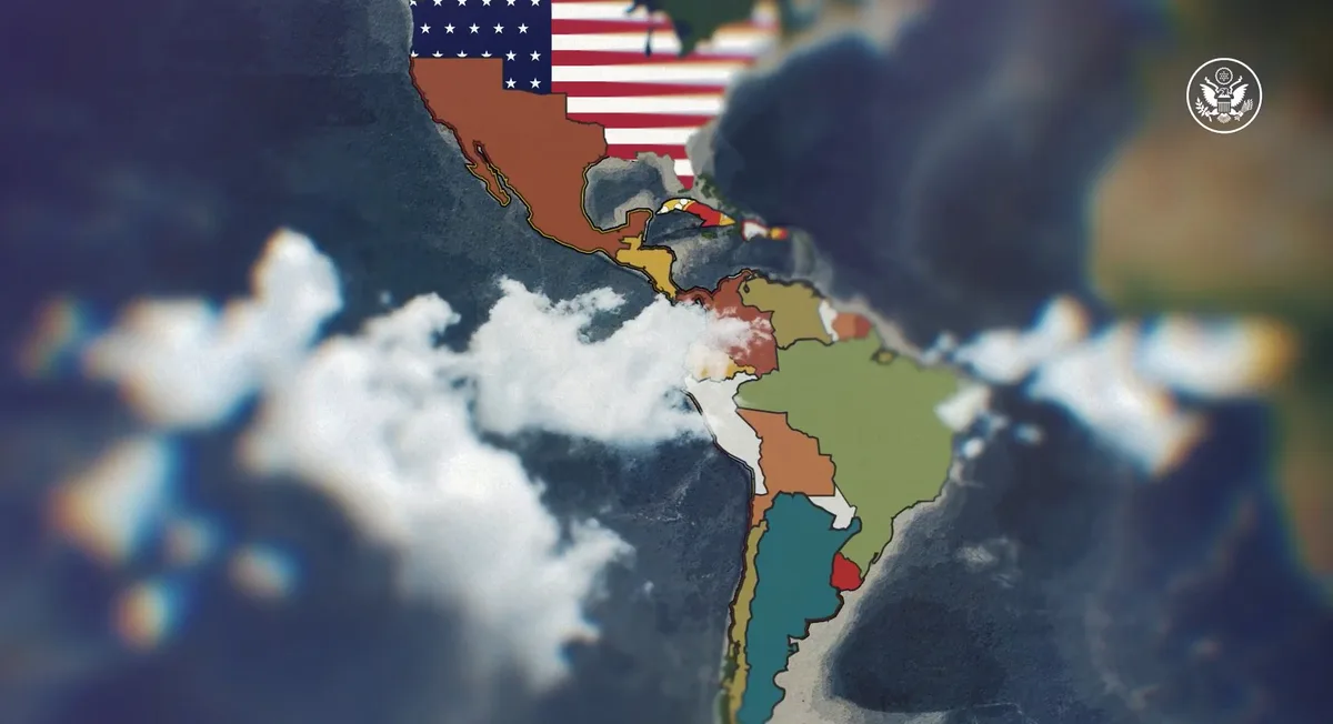 'Propaganda imperialista' x 'Lutar contra quem se opõe': vídeo dos EUA sobre hegemonia nas Américas divide americanos
