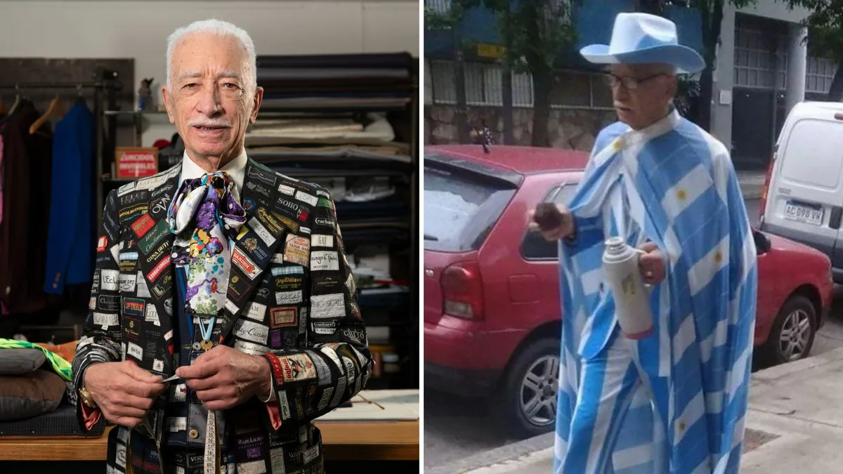 Murió Jorge Williams, el sastre de los trajes patrióticos que se volvió viral en cada elección