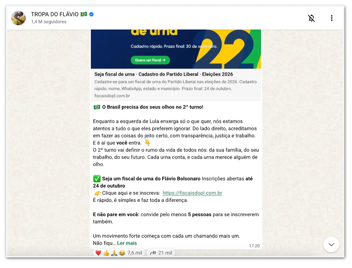 O que faz um fiscal de urna