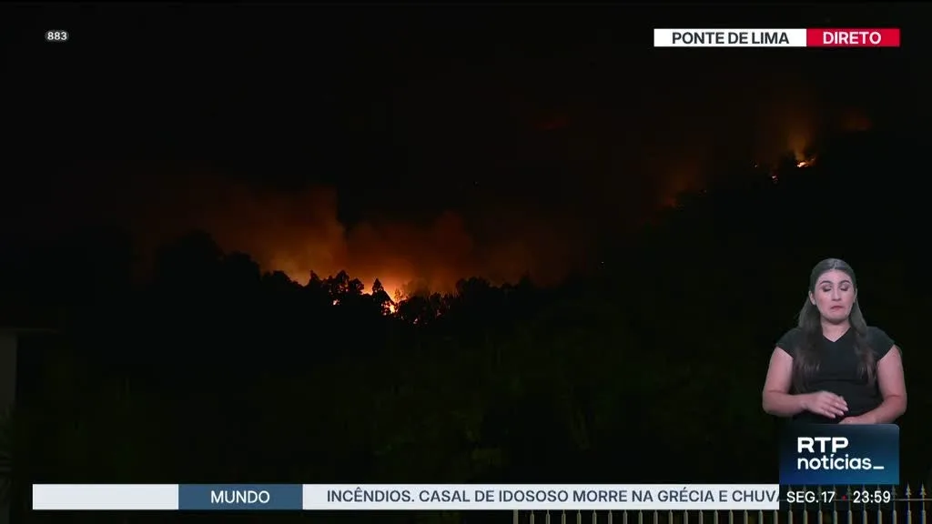 Noite complicada em Ponte de Lima