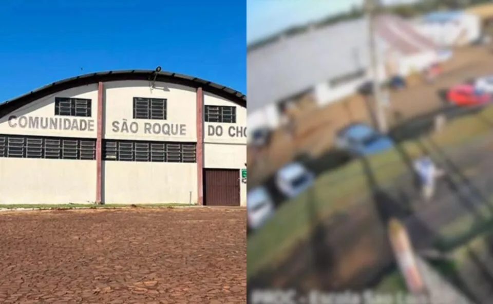 Câmera registra tumulto após tiroteio durante festa em Pato Branco que deixou quatro feridos, incluindo uma criança