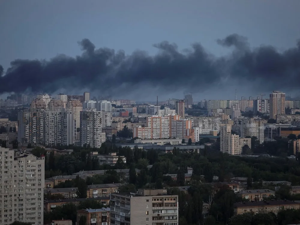 Krieg in der Ukraine: Massiver russischer Angriff auf Kiew