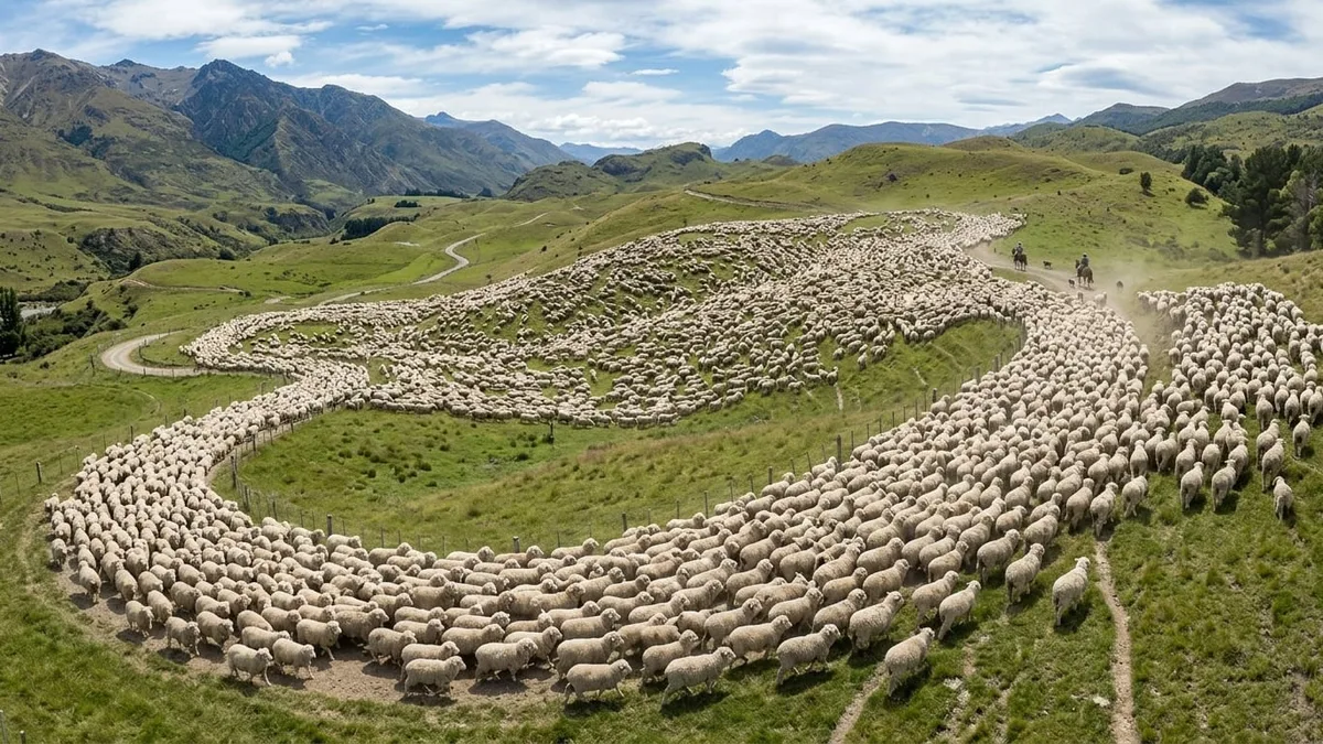 Un granjero abandonó 4.000 ovejas en 1931, tras 30 años volvió a buscarlas y encontró cambios impensados