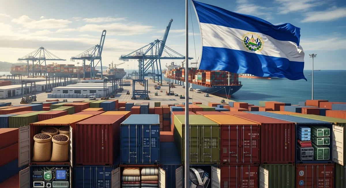 Las exportaciones de El Salvador crecen un 4.4% y rozan los US$4,040 millones en los primeros siete meses de 2026