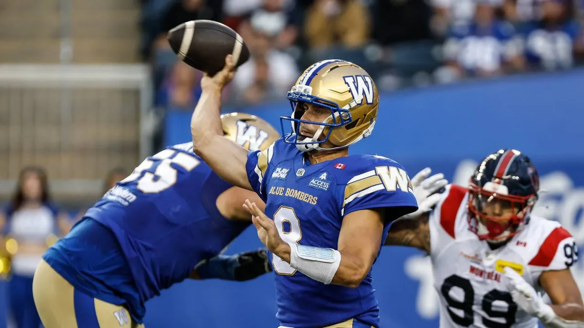 Blue Bombers put an end to Alouettes’ seven-game win streak with beatdown