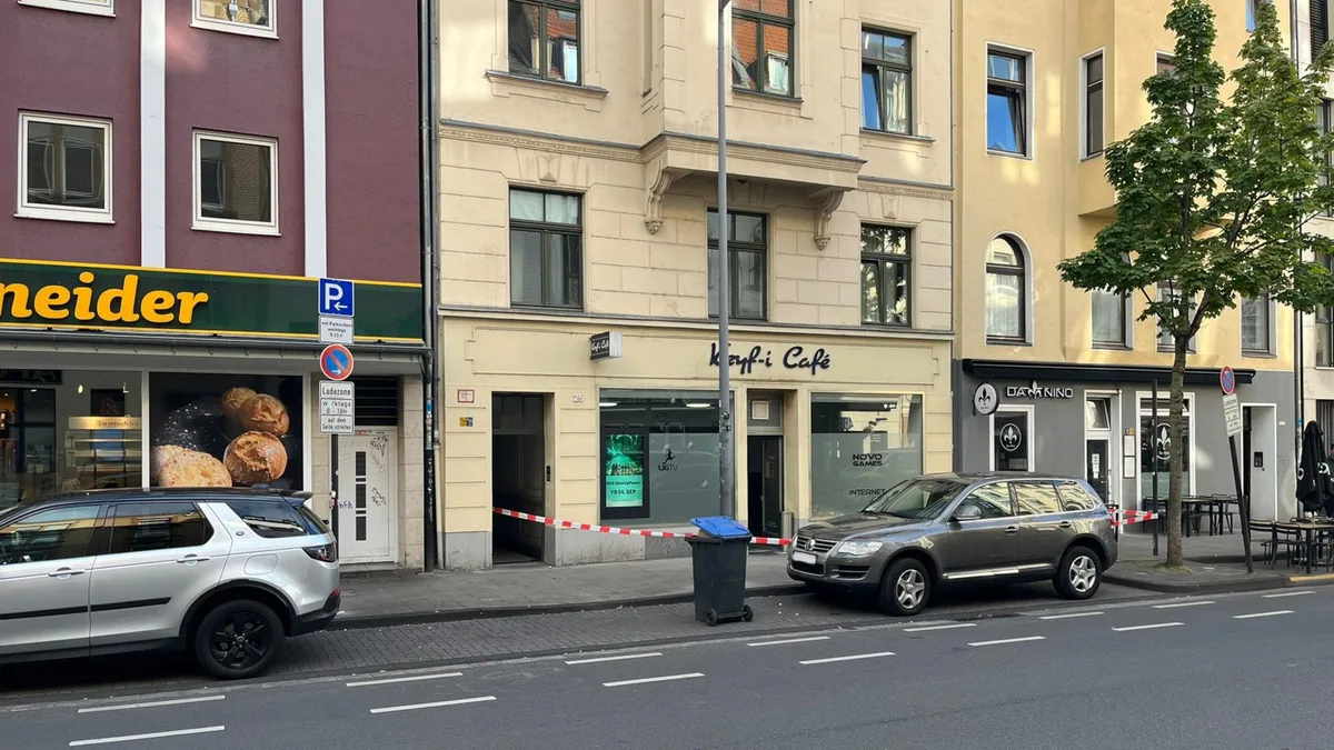 Schüsse auf ein Café in Köln