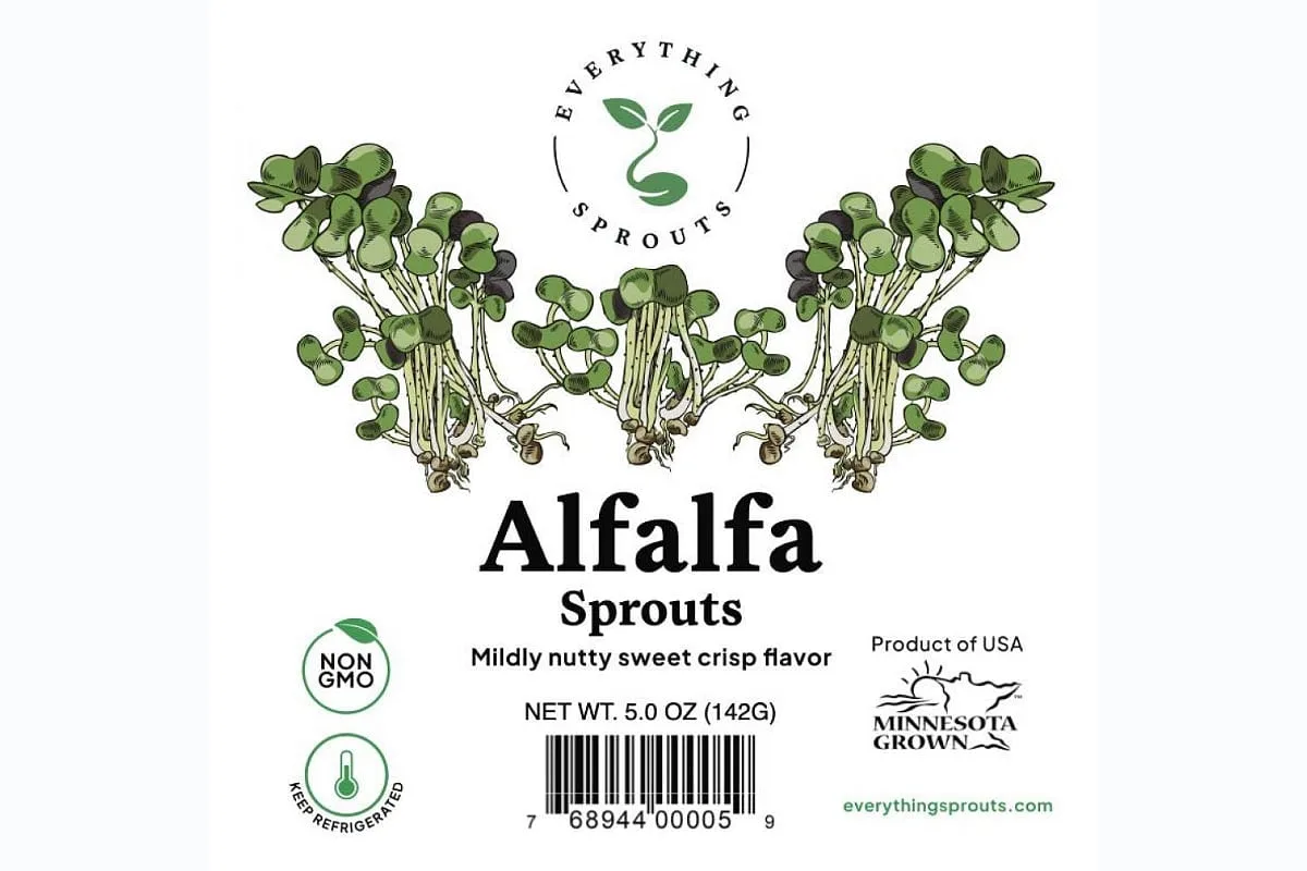 Brotes de alfalfa relacionados con casos de E. coli y salmonela