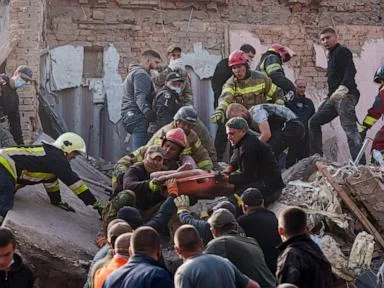 Russian missile strike in Ukraine's capital kills at least 2