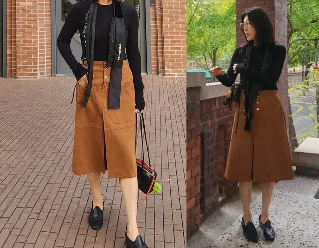'44kg' 한혜연, 이젠 몸매까지 슈퍼스타…뼈만 남은 '역대급 슬림 핏'
