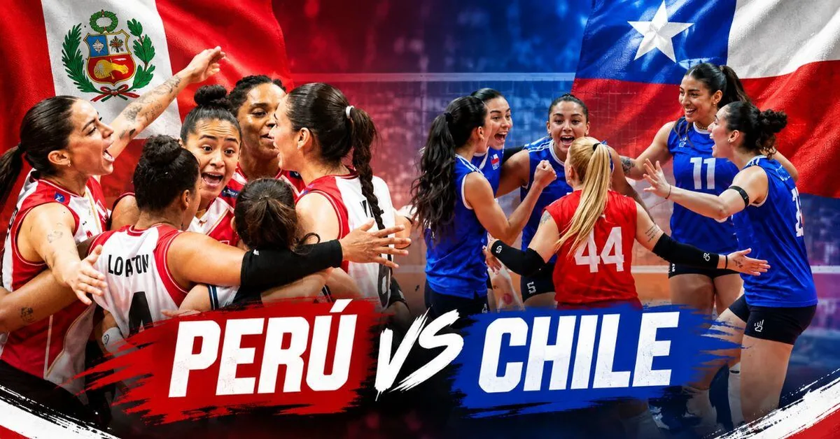 ¿A qué hora juega Perú vs Chile HOY?: Partido por fecha 5 del Campeonato Sudamericano de vóley 2026