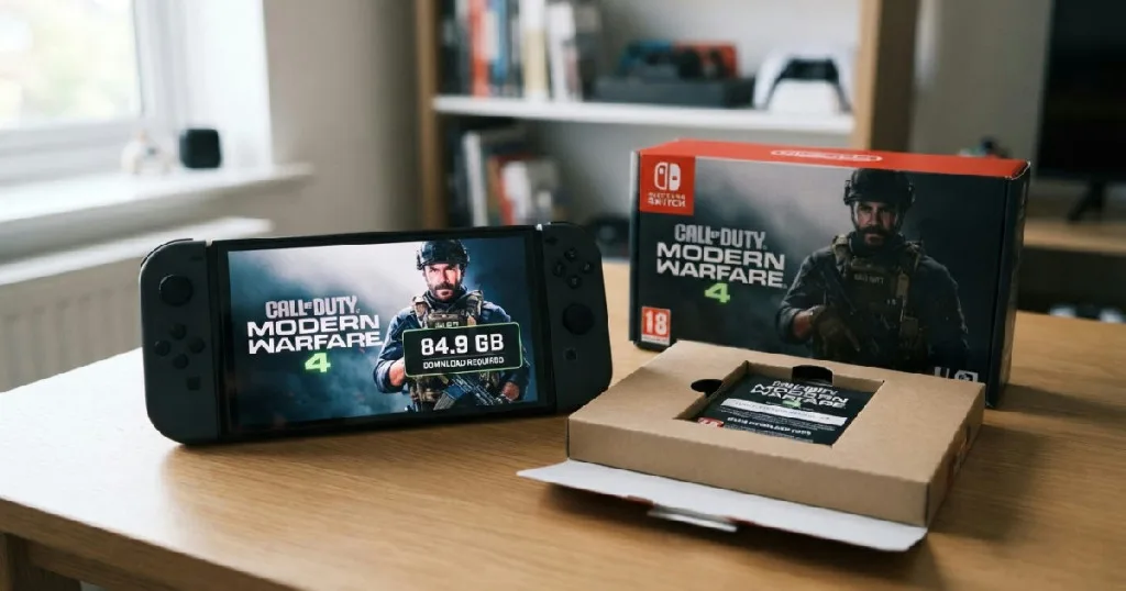 Call of Duty, modern Warfare 4 บน Switch 2 เผยขนาดไฟล์ใหญ่ 84.9GB
