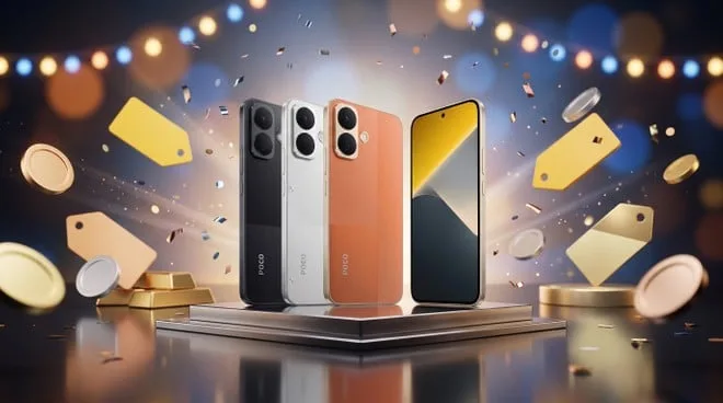 POCO X8 5G com 256 GB, 8.340 mAh e IP69K: cupom corta preço do celular hoje