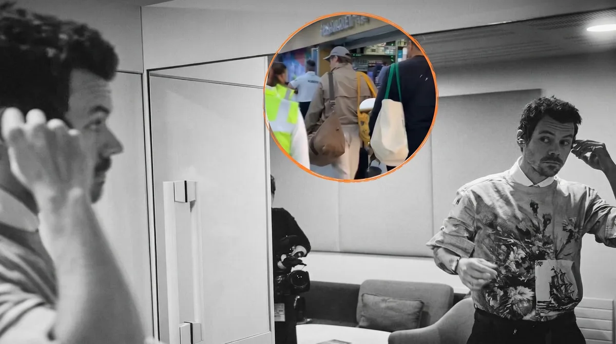 Harry Styles en el aeropuerto de la CDMX: así se despidió de sus fans mexicanos