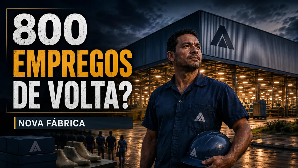 Mega fábrica com capacidade para até 2 mil trabalhadores vai ocupar antigo polo industrial e pode devolver mais de 800 empregos ao interior do Brasil
