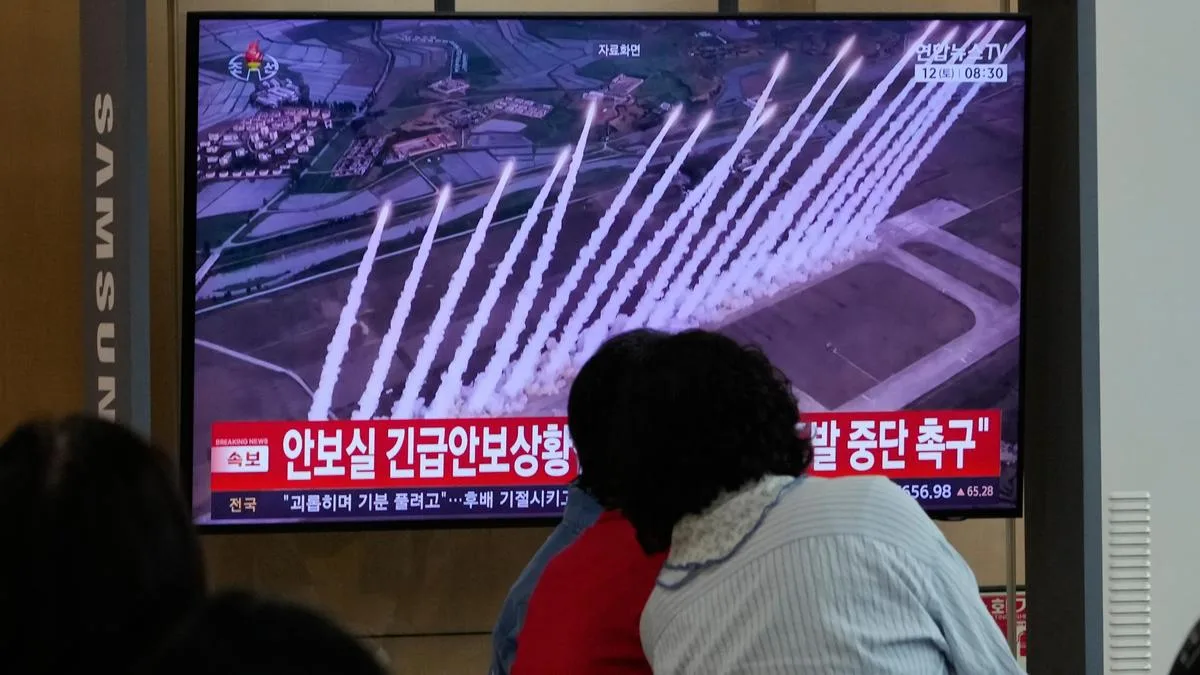 North Korea fires ballistic missiles toward sea after rivals' military drill it sees as provocation