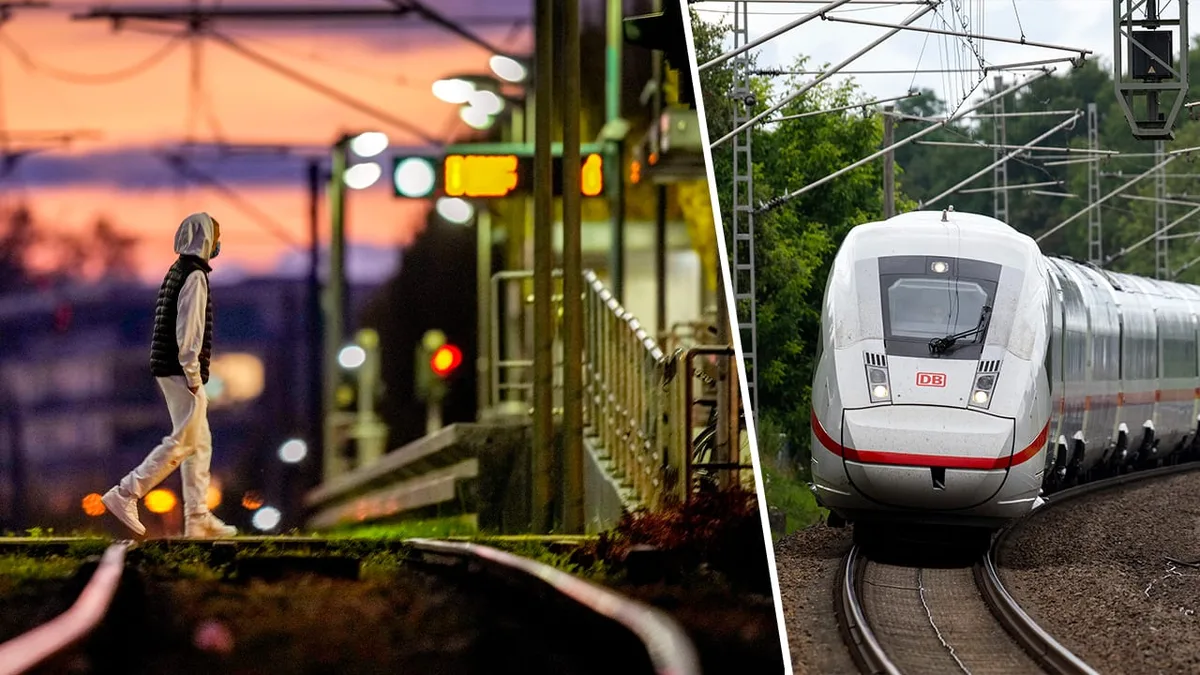 Statt anzuhalten, fahren Züge vorbei - Bahn will für Personen im Gleis nicht mehr stoppen