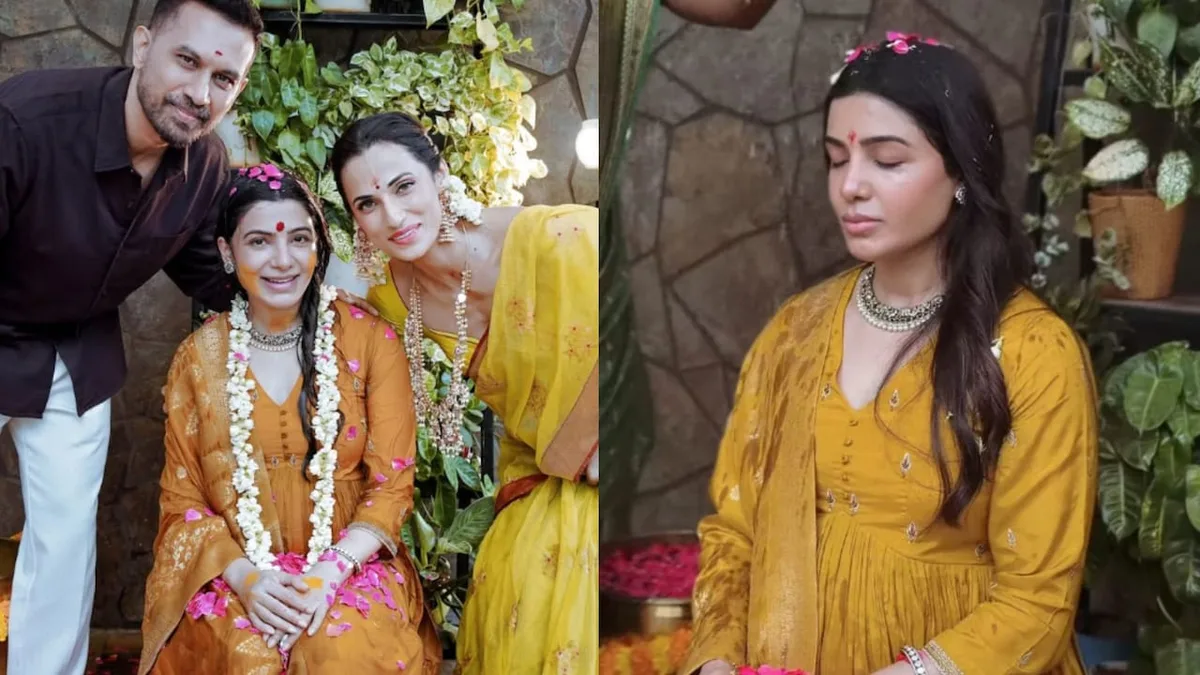 Viral: Samantha Shares Baby Shower Pics With Raj Nidimoru At Sadhguru's Isha Foundation