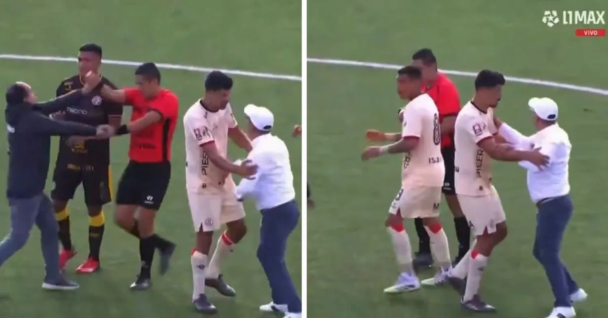 Escándalo en Liga 1 2026: dirigente de UTC agrede a árbitro tras polémicos cobros en duelo ante Juan Pablo II