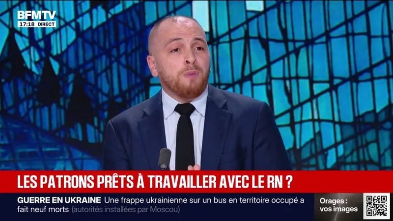 "On ne souhaite pas chasser les riches, on souhaite chasser la spéculation", explique Matthieu Valet, député européen du Rassemblement national