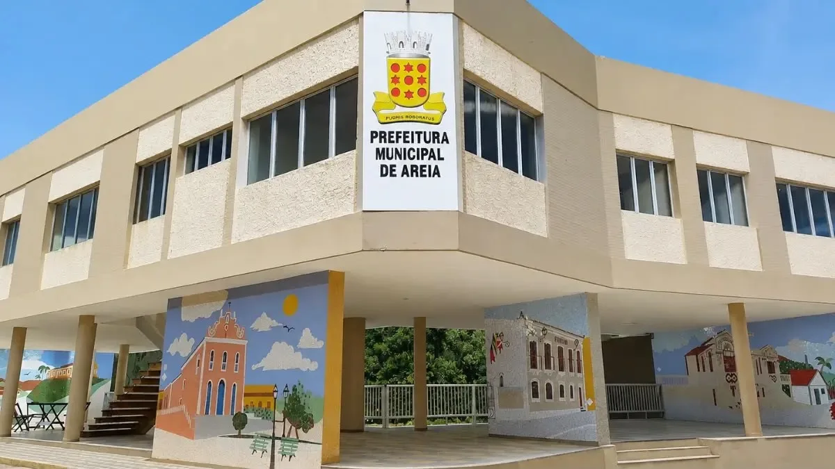 Inscrições do concurso público da prefeitura de Areia, na PB, são prorrogadas; veja novo prazo
