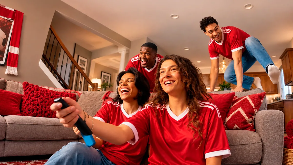 O que você faz enquanto acompanha um jogo de futebol?