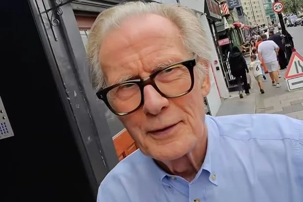 Bill Nighy pranked by YouTuber wearing Meta 'pervert' glasses in disturbing scenes