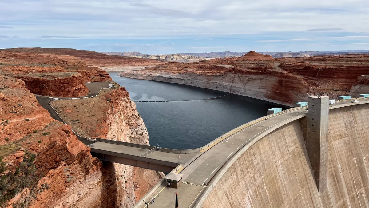 Scientists released 45,000 cfs from Glen Canyon Dam for 8 days in 1996 to rebuild Grand Canyon sandbars