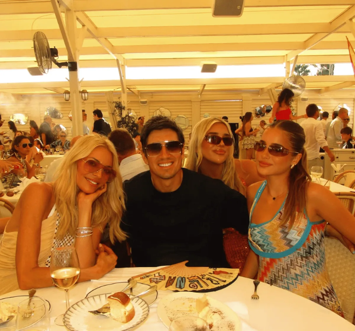 Tess Daly and Vernon Kay reunite after split for family holiday in France