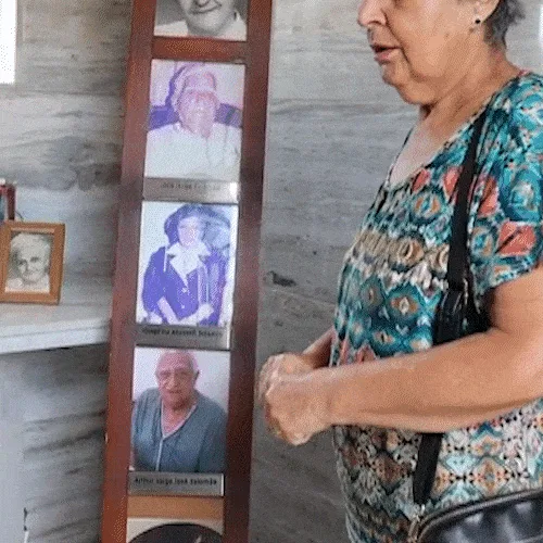 Lúcia só queria cuidar da última morada de Nena, mas perde a luta para ladrões