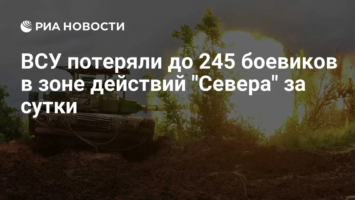 ВСУ потеряли до 245 боевиков в зоне действий "Севера " за сутки