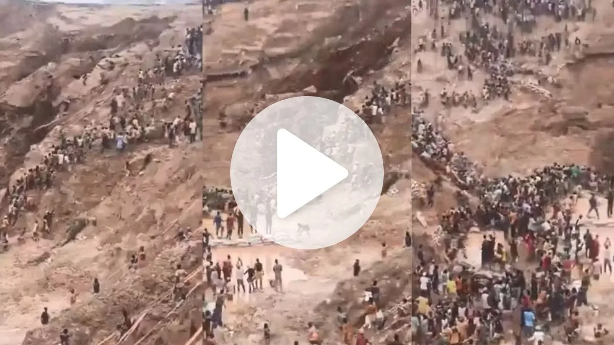 VÍDEO: Mais de 100 pessoas morrem após deslizamento em mina de ouro; imagens mostram terra atingindo trabalhadores