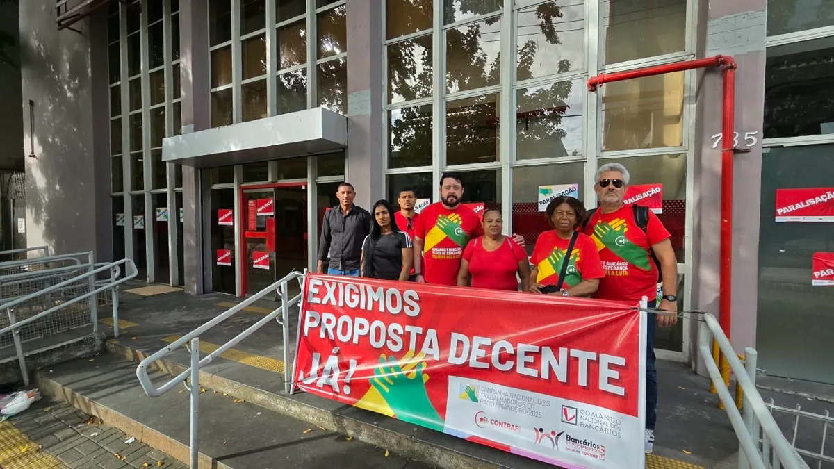 Paralisação dos bancários fecha mais de 80 agências por 24 horas em Pernambuco