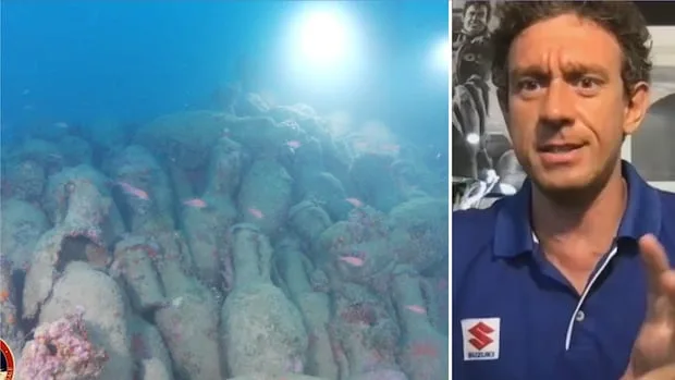'Big emotion': Freediver discovers ancient Roman shipwreck off the coast of Sicily
