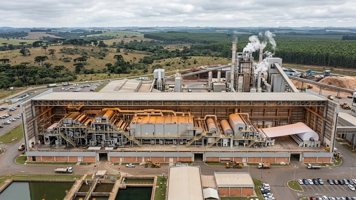 Megaobra de R$ 12,9 bilhões instalou duas máquinas gigantes no interior do Paraná para produzir até 910 mil toneladas de papel por ano