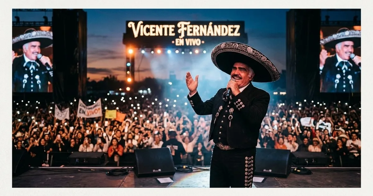 Vicente Fernández, rey de la ranchera de México, y la historia de la canción que siempre cantaba en sus conciertos: "Lástima que seas ajena"