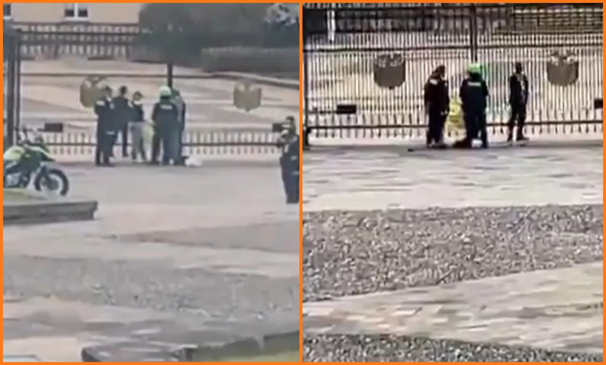 Supuestos policías pidieron hablar con Abelardo de la Espriella: se esposaron frente a la Casa de Nariño