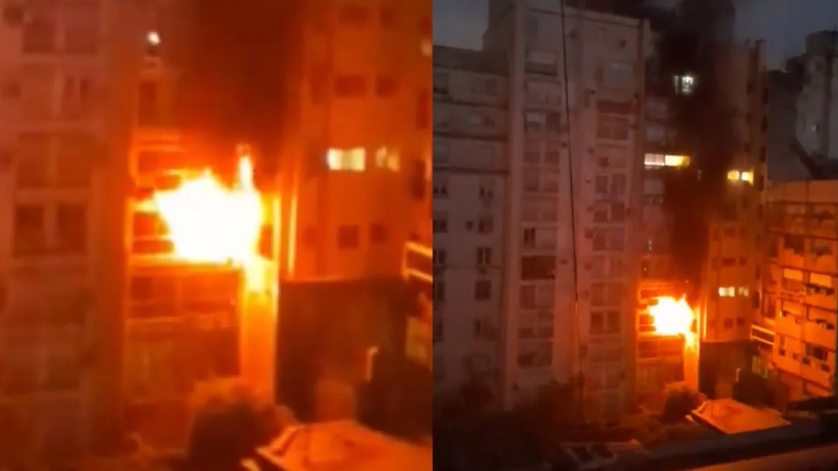 Incendio en un edificio de Recoleta: cinco personas fueron asistidas y una debió ser hospitalizada