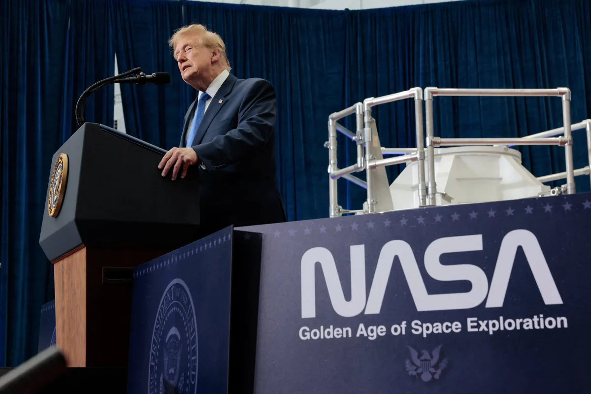 Donald Trump anunció la creación de la Academia Espacial de Estados Unidos