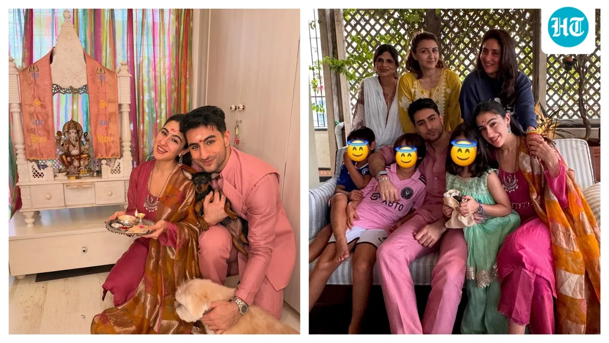 Inside the Ali Khan-Kemmu Raksha Bandhan celebrations: Sara, Inaaya tie rakhis to brothers Ibrahim, Taimur and Jeh
